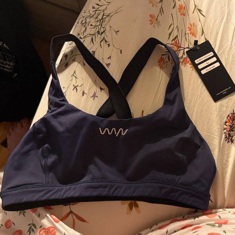 Women's Navy Sports Bra